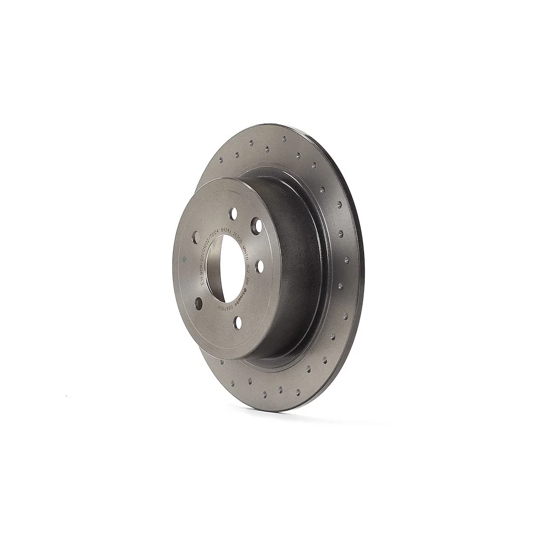 08A7151XC02 – BREMBO Brake Rotor, Solid Cross Drilled One Piece Design Wheel Bolt Pattern 5 x 114.3 Millimeter 292 Mi...